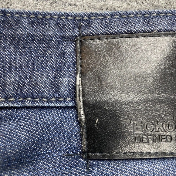 Vintage y2k Ecko Unltd Shorts Men 40 Baggy Fit Blue Streetwear Hip Hop Skater - Picture 12 of 16